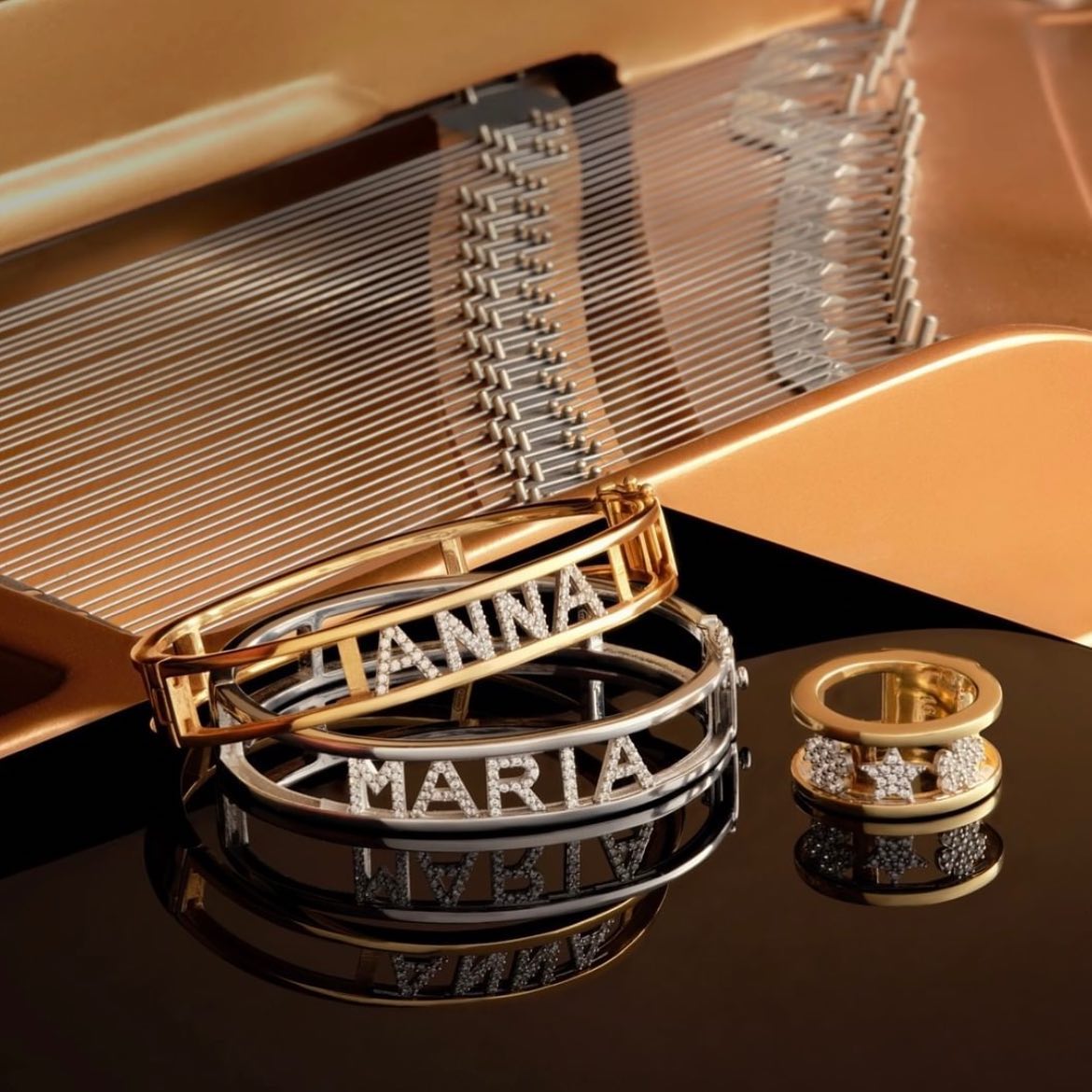 Bracciale con chiususra a catena personalizzabili